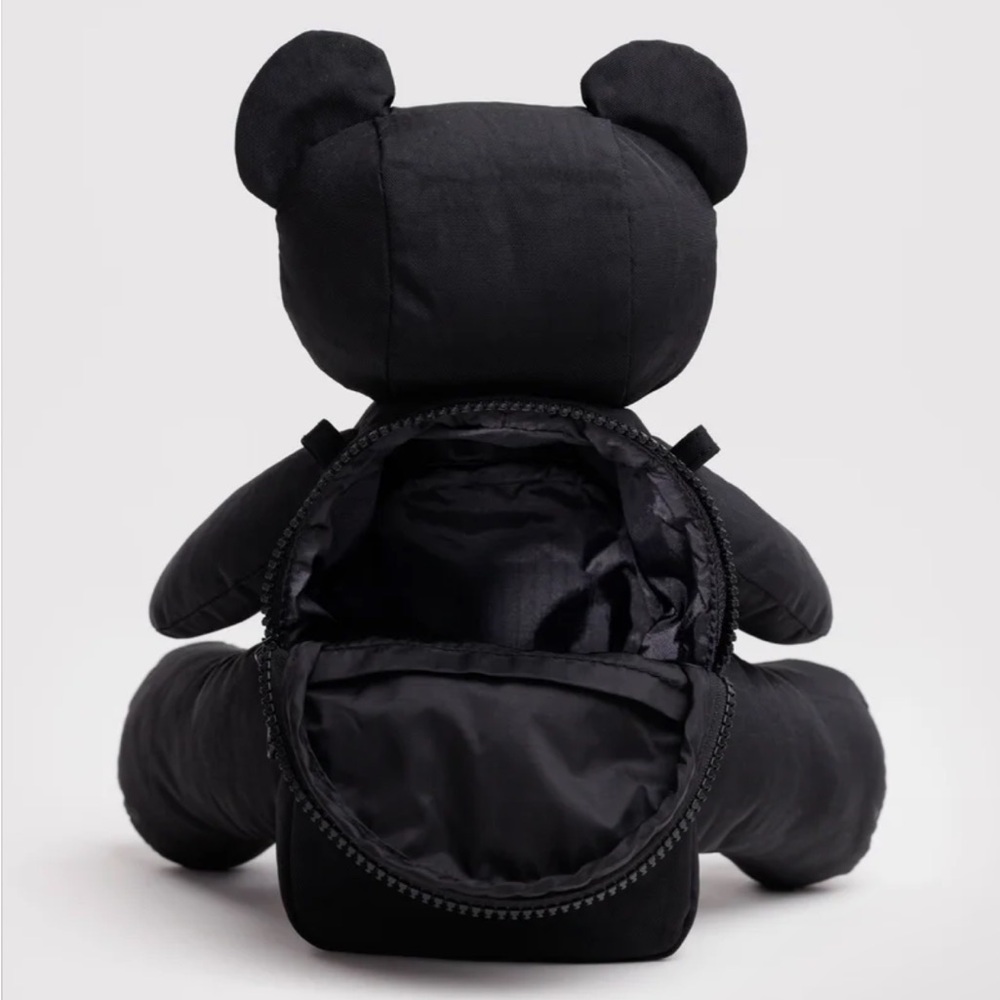 Black Teddy Bear Baggu *new* - Picture 2 of 4